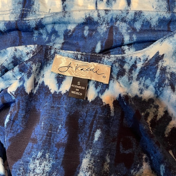 J Valdi size Small blue tie dye mini dress with front pockets. - Picture 4 of 4